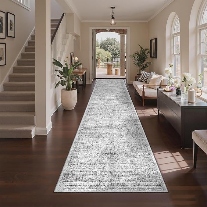 3x10 Runner Rug Non Slip, Washable Hallway Runner Rug, Laundry Room, Soft - Image 3