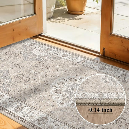 Washable 2x3 Entryway Area Rug - Image 2