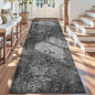3x12 Black Rug Runners for Hallways Kitchen Runner Rug Non Slip Washable Black by OmpaaHomeDecor