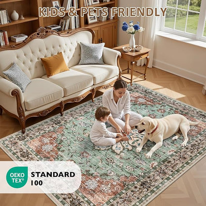 10x14 Area Rugs Living Room: Washable Rug - Image 8