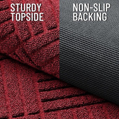 OLANLY Front Door Mat Outside Entrance 35x23, Waterproof Heavy-Duty Doormat | - Image 4