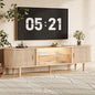 70" Fluted TV Stand with LED Lights by INNODToddlerTower