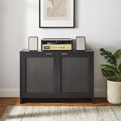 Crosley Furniture Kenji Media Console, Record Player Stand - Image 9