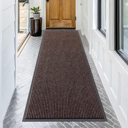 OLANLY Front Door Mat 71x30, Waterproof Heavy-Duty Indoor Outdoor Doormat | Tan by OLANLY