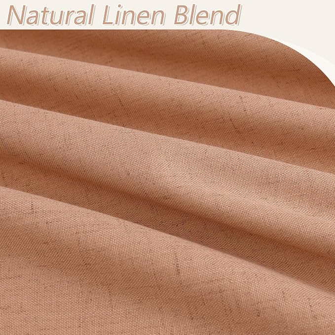 100% Blackout Curtains 84 Inch Length 2 Panels Set - Image 3