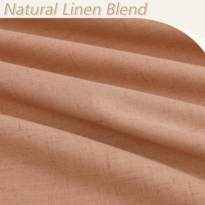 100% Blackout Curtains 84 Inch Length 2 Panels Set - Image 3