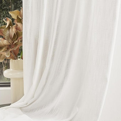 MYSKY HOME 90 Inch Curtains for Sliding Glass Door Windows, Living Room - Image 7