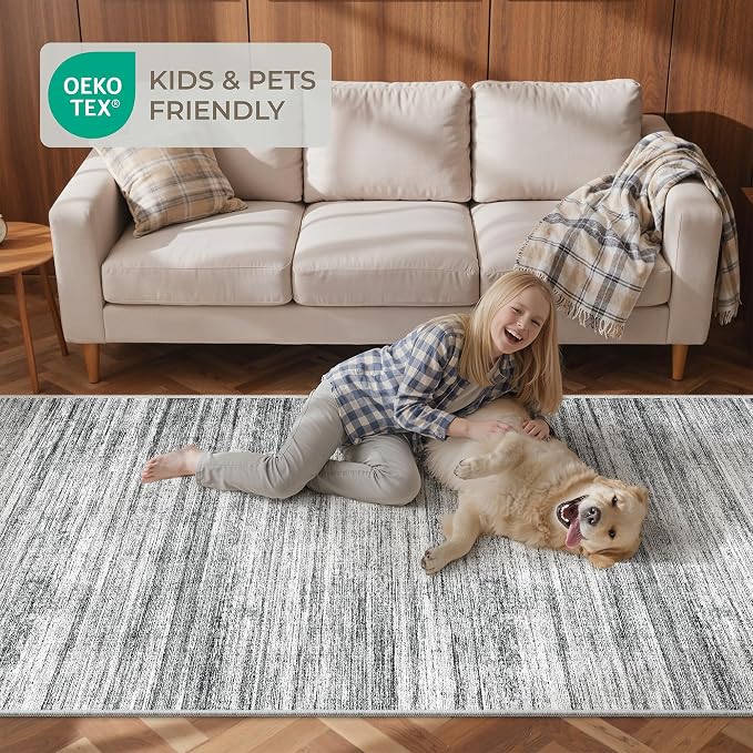 2x8 Runner Rug Non Slip, Washable Hallway Runner Rug, Nursery Room, Soft Runner - Image 9