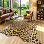Western Faux Leopard Rug, Animal Print Cheetah Rugs, 6.2 x 5.2 Ft | Premium by AROGANAREARUG