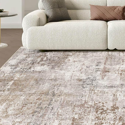 UERMEI Square Area Rugs : Washable 10x10 Neutral Modern Abstract Carpet - Image 7