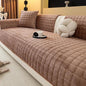 Velvet Couch Cover, Plush Sectional Sofa Cover Washable, Anti Slip Sofa by MDSASFD