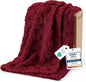 Bedsure GentleSoft Burgundy Throw Blanket by Unknown