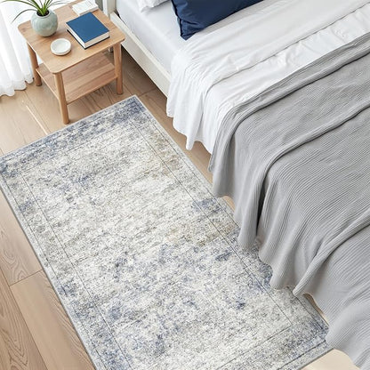 2x4 Rug Runners for Hallways Non Slip, Nursery Room, Soft Runner Rug, Stain - Image 4