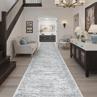 Soalmost Washable Hallway Runner Rug 3x14 Kitchen Entry Rugs Non-Slip, Foldable - Image 3