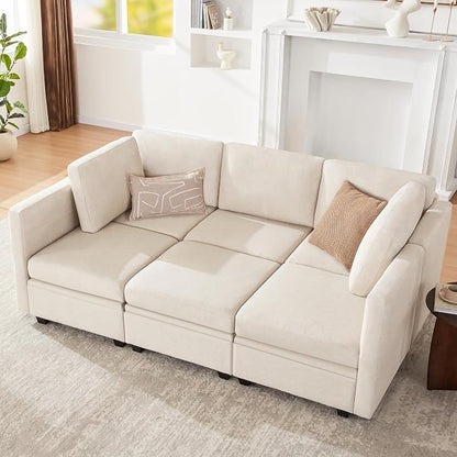Weture Modular Sectional Sleeper Sofa, Sectional Couch Reversible Sleeper Sofa by Weture
