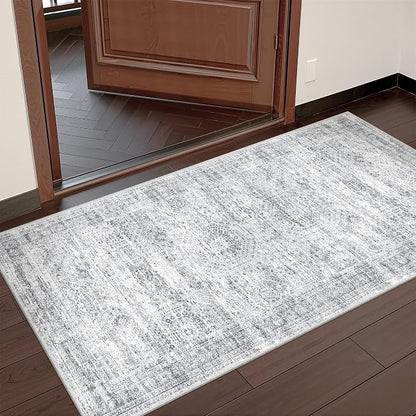 2x4 Rug Runners for Hallways Non Slip, Nursery Room, Soft Runner Rug, Stain by Restydon