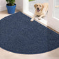 BEQHAUSE Dirt Trapper Door Mat 32" x 48" Half Circle Non Slip Rugs, Absorbent by BEQHAUSE