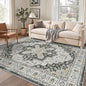 Madane 6x9 Area Rugs for Living Room, Soft Vintage Washable Rug, Dining Bedroom by Madane