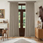 Pleated Blackout Dark Flax 120 Inch Long Curtains Double Layer | Viral Pinch by Twodrapes