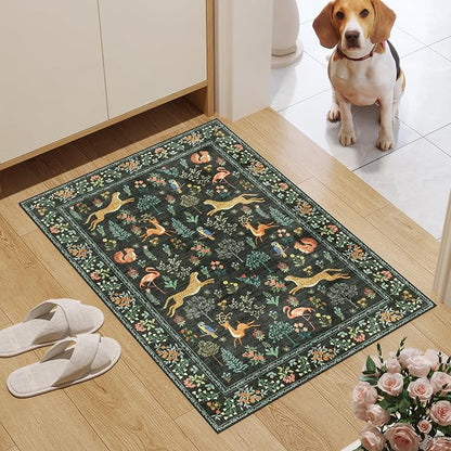 DUKINO 2x3 Rug, Animal Door Mat Washable Rug - Image 3