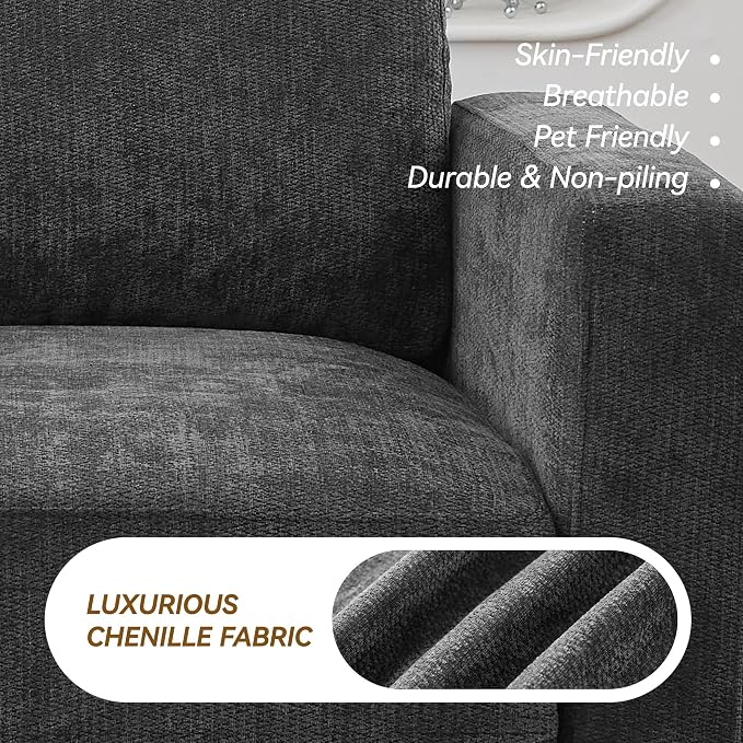 44.2" Chenille Oversized Chair - Image 8