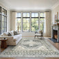 6x9 Area Rugs for Living Room, Large Washable Rug, Wheat | Rugs for Bedroom by Zesthome