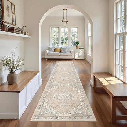 Madane Washable Runner Rugs 2x10 Long by Madane