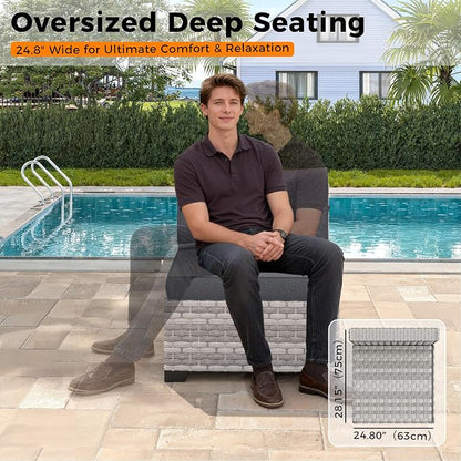 14-Seat Modern Patio Furniture Set - Image 6