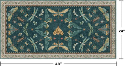 Emerald Green Entry Rugs for Inside House - Image 2
