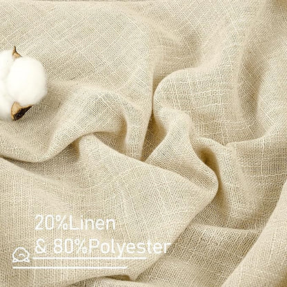 102 inches Long Sheer Linen Curtains - Image 2