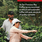 San Francisco Bay Compostable Coffee Pods - DECAF French Roast (80 Ct) K Cup Compatible including Keurig 2.0, Dark Roast, Swiss Water Processed