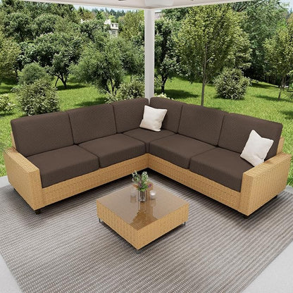 Waterproof Sectional Couch Covers, Non Slip Sofa Cushion Covers | L Shape - Image 2