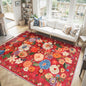 Floral Area Rug 8x10 for Living Room Bedroom | Non Slip; Stain Resistant; by WelcometoBabovid