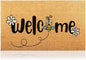 Coir Welcome Mat, 17 x 29 in | 100% Natural Coir, Anti-Shedding, Durable PVC by AmaruDoorMats