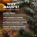 Maud’s Holiday & Fall Flavored Coffee Pods Variety Pack Bundle, 48ct, 11 Assorted Seasonal Flavors, Medium Roast Coffee in Recyclable Single Serve Pods 100% Arabica Coffee, Compatible with Keurig K Cups Maker