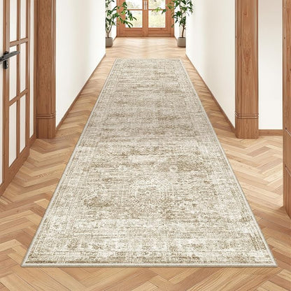 2'6 x 8' Runner Rug Non Slip, Washable Kitchen Rugs, Nursery Room, Soft Runner - Image 3