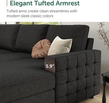 HONBAY Sectional Sleeper Sofa - Image 6
