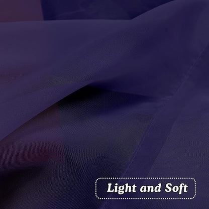 Purple Kitchen Sheer Curtains 36 inches Long, Short Kitchen Window Treatment - Image 5