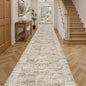 Soalmost Washable 3x14 Hallway Runner Rug Non-Slip Kitchen Entry Rugs Brown | by Soalmost