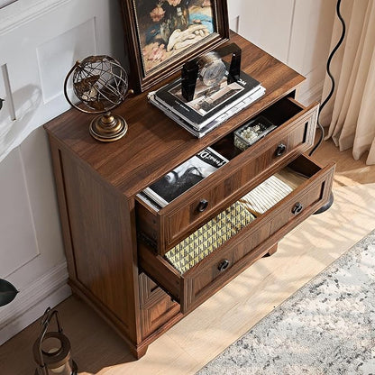Joaxswe Farmhouse 4 Drawer Dresser - Image 5