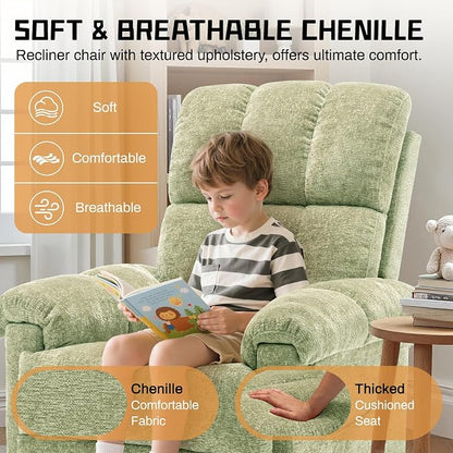 Korser Recliner Chair, Swivel Rocker Recliner Chair - Image 7