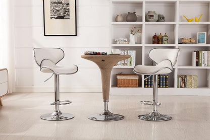 Roundhill Furniture Masaccio Cushioned Leatherette Upholstery Airlift - Image 3