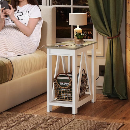 WLIVE End Tables Living Room Set of 2 - Image 9