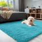OLANLY 3x5 Machine Washable Small Bedside Rug, Soft Fluffy Shaggy Rugs by OLANLY