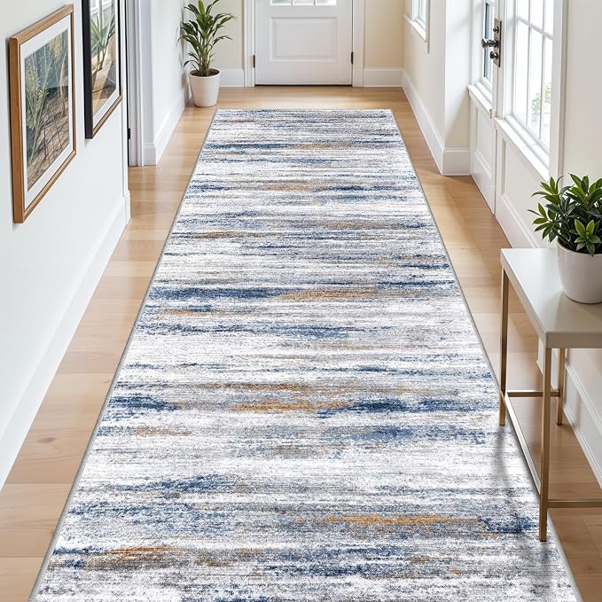 4x8 Wide Washable Runner Rug: Easy-to-Clean Runners by WIEVEDENS