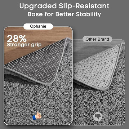 Ophanie Small Rug Washable Non Slip Throw Bedside Area Rugs, Fluffy Soft Mini - Image 4