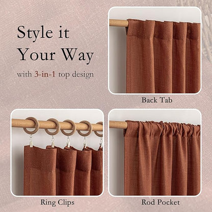 MYSKY HOME 90 Inches Long Curtains - Image 4
