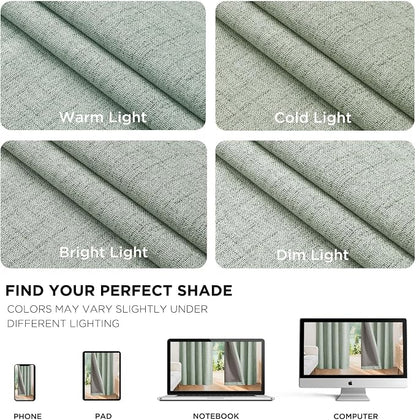 Joydeco Linen Blackout Curtains - Image 9