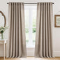 RYB HOME Farmhouse Boho Linen Sheer Curtains 90 inches Long by RYBHOME