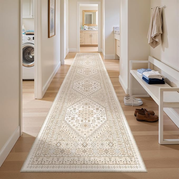 2x10 Runner Rug Non Slip, Washable Hallway Runner Rug, Laundry Room, Soft - Image 4